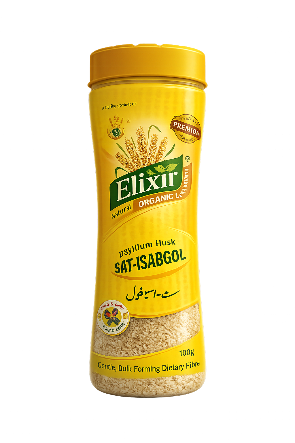 Psyllium Husk Sat-Isabgol 100g Bottle